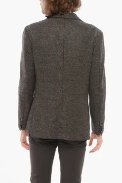 Blazer Semi-foderato Monopetto In Misto Lana>Nino Danieli Best