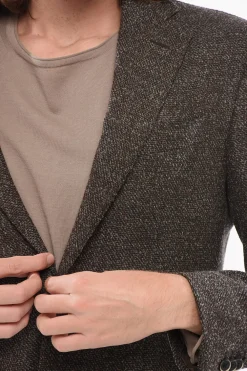 Blazer Semi-foderato Monopetto In Misto Lana></noscript>Nino Danieli Best