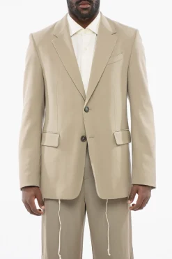 Best Blazer Slim Fit in Misto Lana con Spacco Posteriore Uomo Giacche
