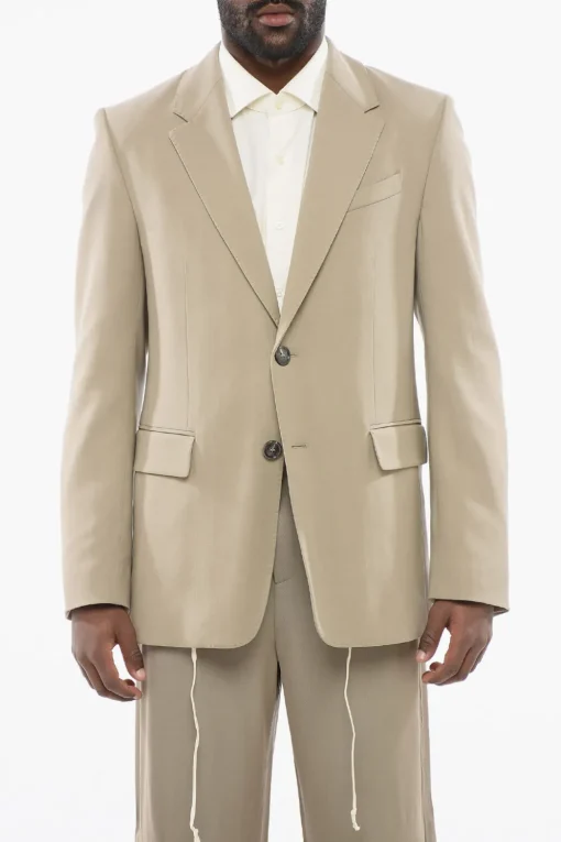 Best Blazer Slim Fit in Misto Lana con Spacco Posteriore Uomo Giacche
