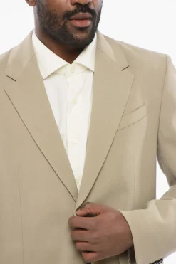 Best Blazer Slim Fit in Misto Lana con Spacco Posteriore Uomo Giacche