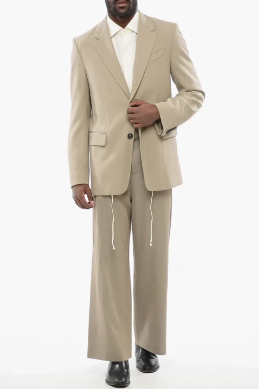 Best Blazer Slim Fit in Misto Lana con Spacco Posteriore Uomo Giacche