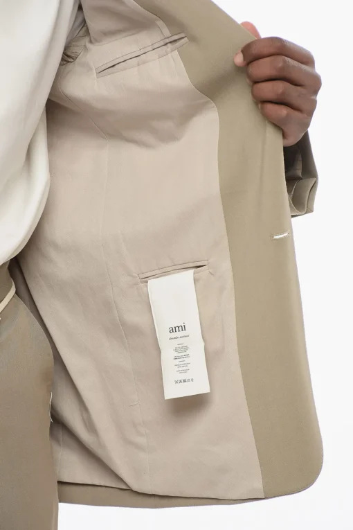 Best Blazer Slim Fit in Misto Lana con Spacco Posteriore Uomo Giacche