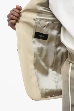 Blazer Slim Fit JOJOBA in Lana Vergine></noscript>Fendi Outlet