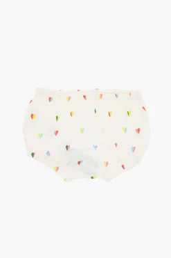 Bloomer in Cotone Leggero con Stampa Cuori All-Over></noscript>Stella McCartney Kids Online