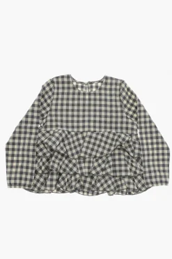 Blusa a Balze e Quadri>Madilly Sale