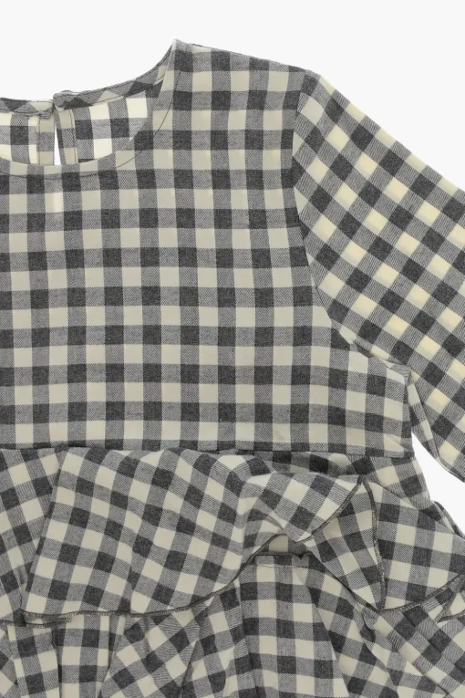 Blusa a Balze e Quadri>Madilly Sale