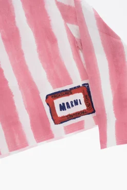 Blusa a Righe Bicolore con Chiusura Zip>Marni Kids Online