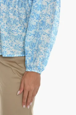 Blusa GERTRUD In Motivo Floreale con Manica a Sbuffo></noscript>Samsoe Samsoe Discount