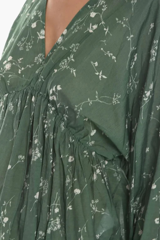 Discount Blusa GERTRUD In Motivo Floreale con Manica a Sbuffo Donna Camicie