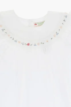 Blusa in Cotone con Pieghe>Bonpoint New