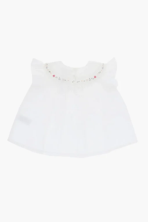 Blusa in Cotone con Pieghe>Bonpoint New