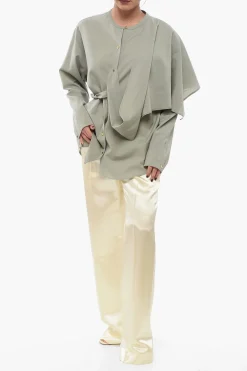 Blusa In Misto Lana Con Drappeggio Removibile></noscript>Le 17 Septembre Online