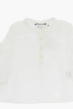Sale Blusa POLISSON in Cotone con 4 Bottoni Abbigliamento