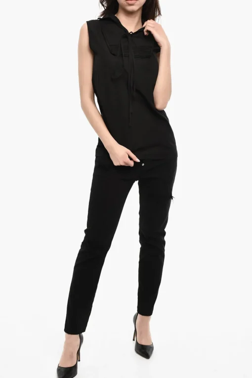 Blusa Senza Maniche Con Dettaglio Da Allacciare>Dsquared2 Clearance
