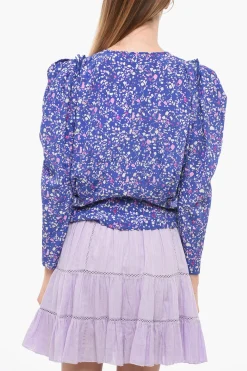 Clearance Blusa ZARGA in Seta con Dettagli Arricciati Donna Camicie