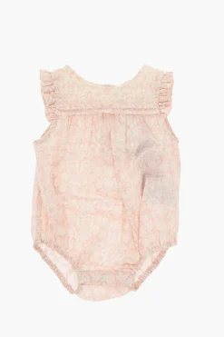 Body a Motivo Floreale Bicolore>Bonpoint New