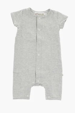 Body a Righe Bicolore con Abbottonatura Frontale>Bonpoint Fashion