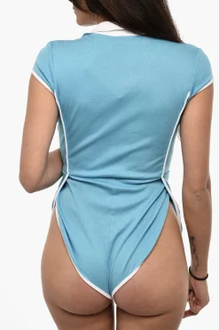 Body Bicolore con Collo a Polo>Dsquared2 Clearance