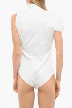 Discount Body Drappeggiato a Collo Alto Donna Intimo