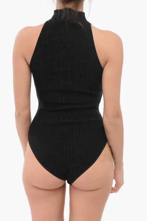 New Body Jacquard con Motivo Croco Donna Intimo