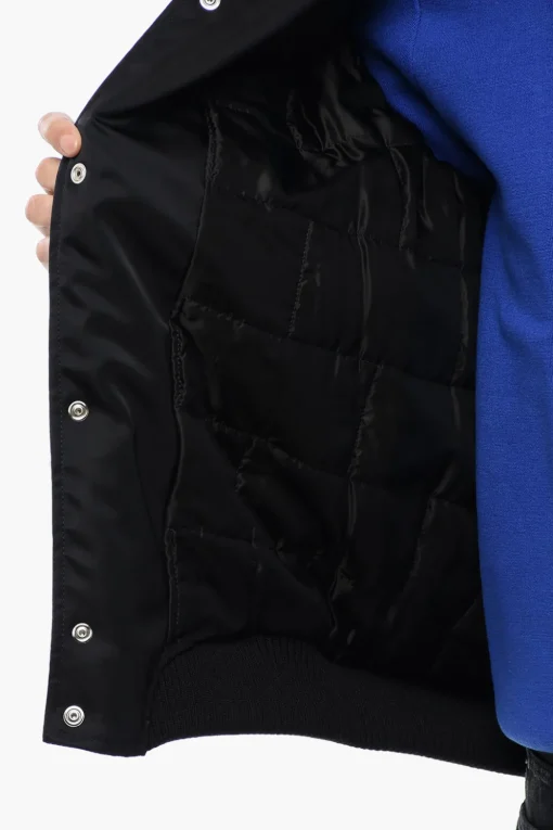 Sale Bomber BASEBALL LEA con Maniche in Pelle e Logo Patch Uomo Giubbotti