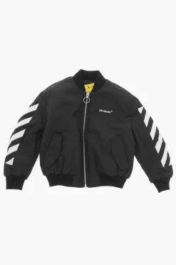 New Bomber Imbottito con Dettagli a Contrasto Bambino Abbigliamento