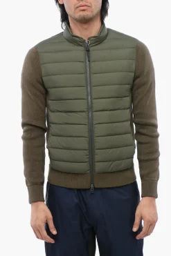 Bomber Imbottito Con Maniche Knit>Woolrich Clearance