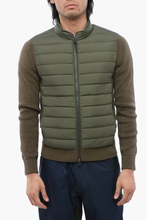 Bomber Imbottito Con Maniche Knit>Woolrich Clearance