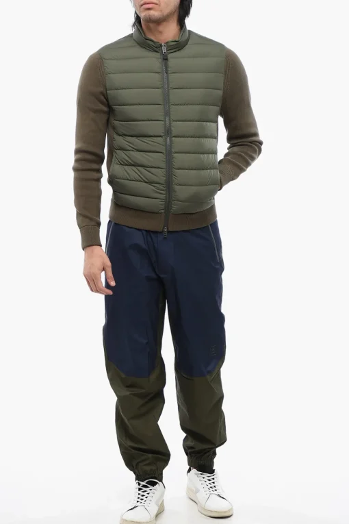 Bomber Imbottito Con Maniche Knit>Woolrich Clearance
