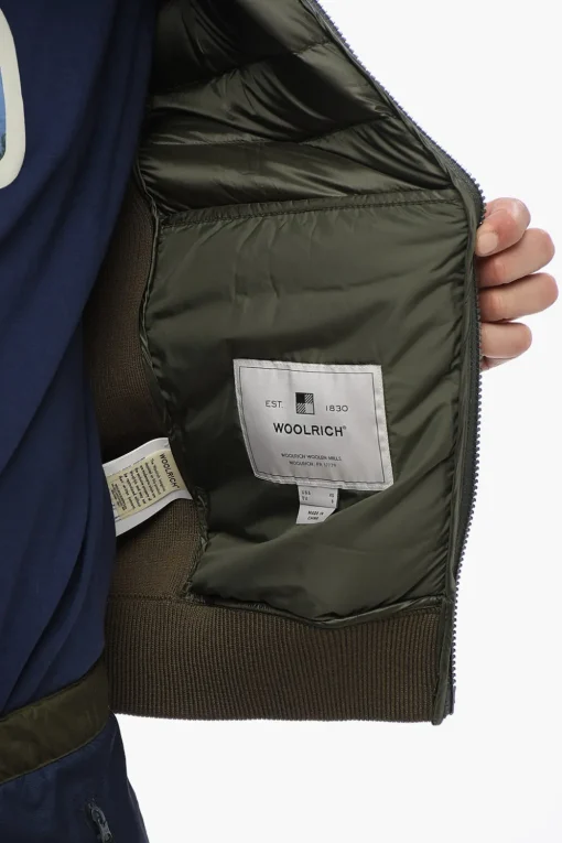 Bomber Imbottito Con Maniche Knit>Woolrich Clearance