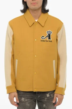Bomber in Misto Lana e Nylon Bicolore>Awake New York Discount