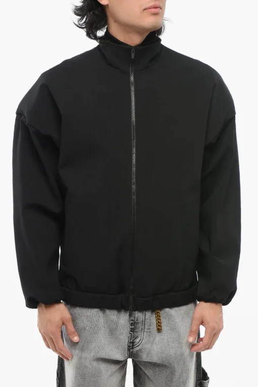 Sale Bomber in Misto Viscosa ETERNAL con Dettaglio in RIlievo Uomo Giubbotti