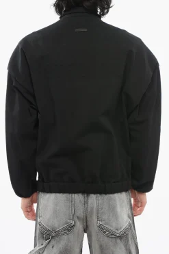 Sale Bomber in Misto Viscosa ETERNAL con Dettaglio in RIlievo Uomo Giubbotti