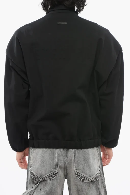Sale Bomber in Misto Viscosa ETERNAL con Dettaglio in RIlievo Uomo Giubbotti