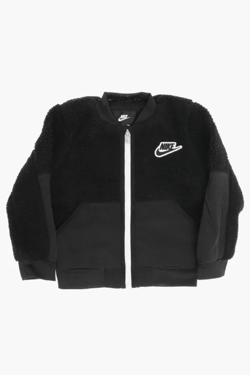 Bomber in Sherpa con Chiusura Zip a Contrasto>Nike KIDS Best
