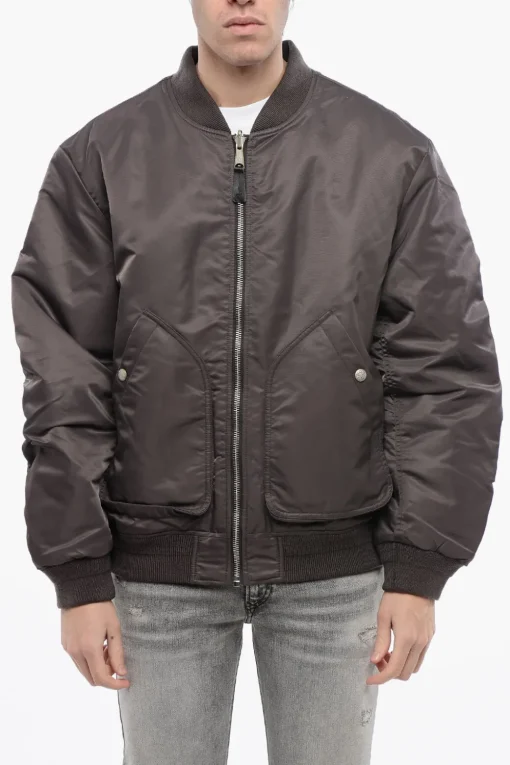 Best Bomber J-MATTAN Reversibile con Abbottonatura Nascosta Uomo Giubbotti