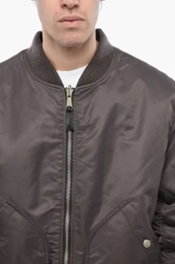 Best Bomber J-MATTAN Reversibile con Abbottonatura Nascosta Uomo Giubbotti