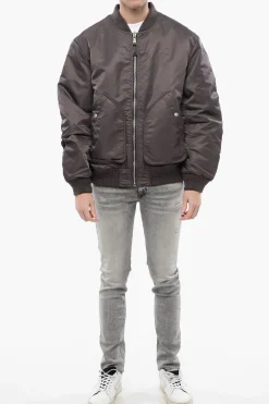 Best Bomber J-MATTAN Reversibile con Abbottonatura Nascosta Uomo Giubbotti