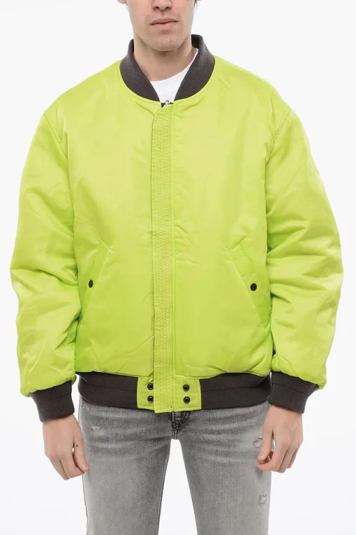 Best Bomber J-MATTAN Reversibile con Abbottonatura Nascosta Uomo Giubbotti