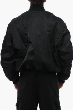 Bomber Multitasca ARROW in Nylon Imbottito>Off-White New