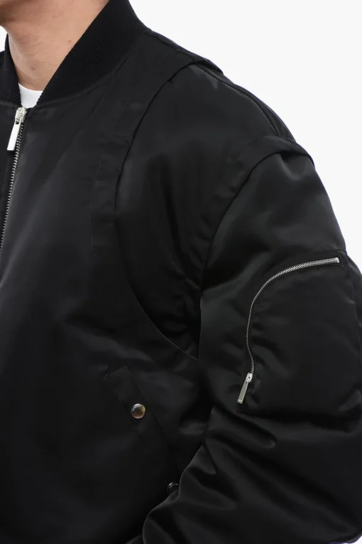 Bomber Multitasca ARROW in Nylon Imbottito>Off-White New