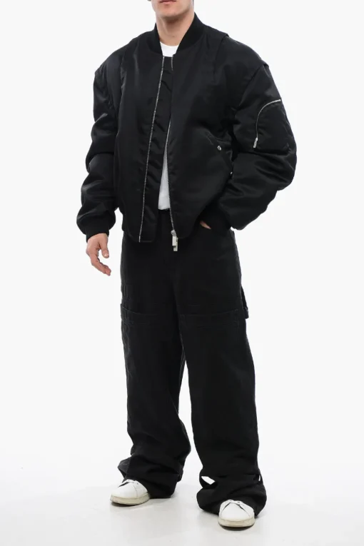 Bomber Multitasca ARROW in Nylon Imbottito>Off-White New