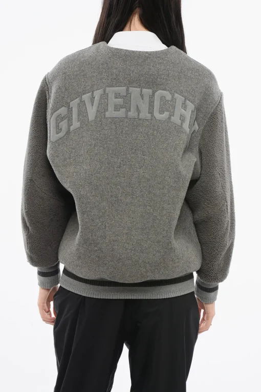 Clearance Bomber Shearling in Lana Donna Giubbotti
