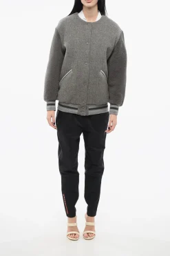 Clearance Bomber Shearling in Lana Donna Giubbotti