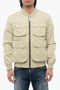 Bomber Utility in Cotone>Dsquared2 Outlet