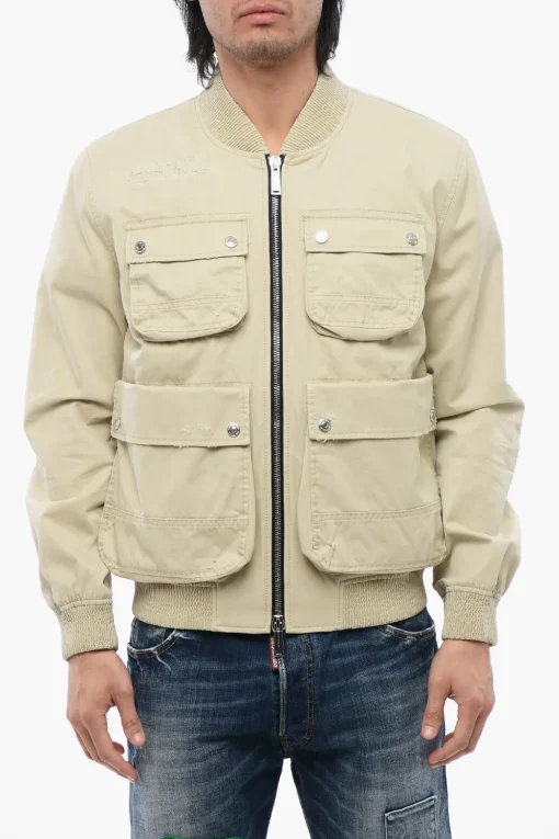 Bomber Utility in Cotone>Dsquared2 Outlet