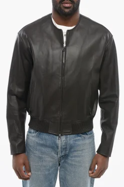 Bomber Zip-up in Pelle d'Agnello>Dolce & Gabbana Hot