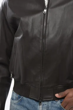 Bomber Zip-up in Pelle d'Agnello></noscript>Dolce & Gabbana Hot