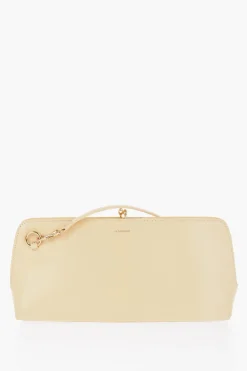 Borsa a Mano in Pelle con Tracolla Rimovibile>Jil Sander Outlet